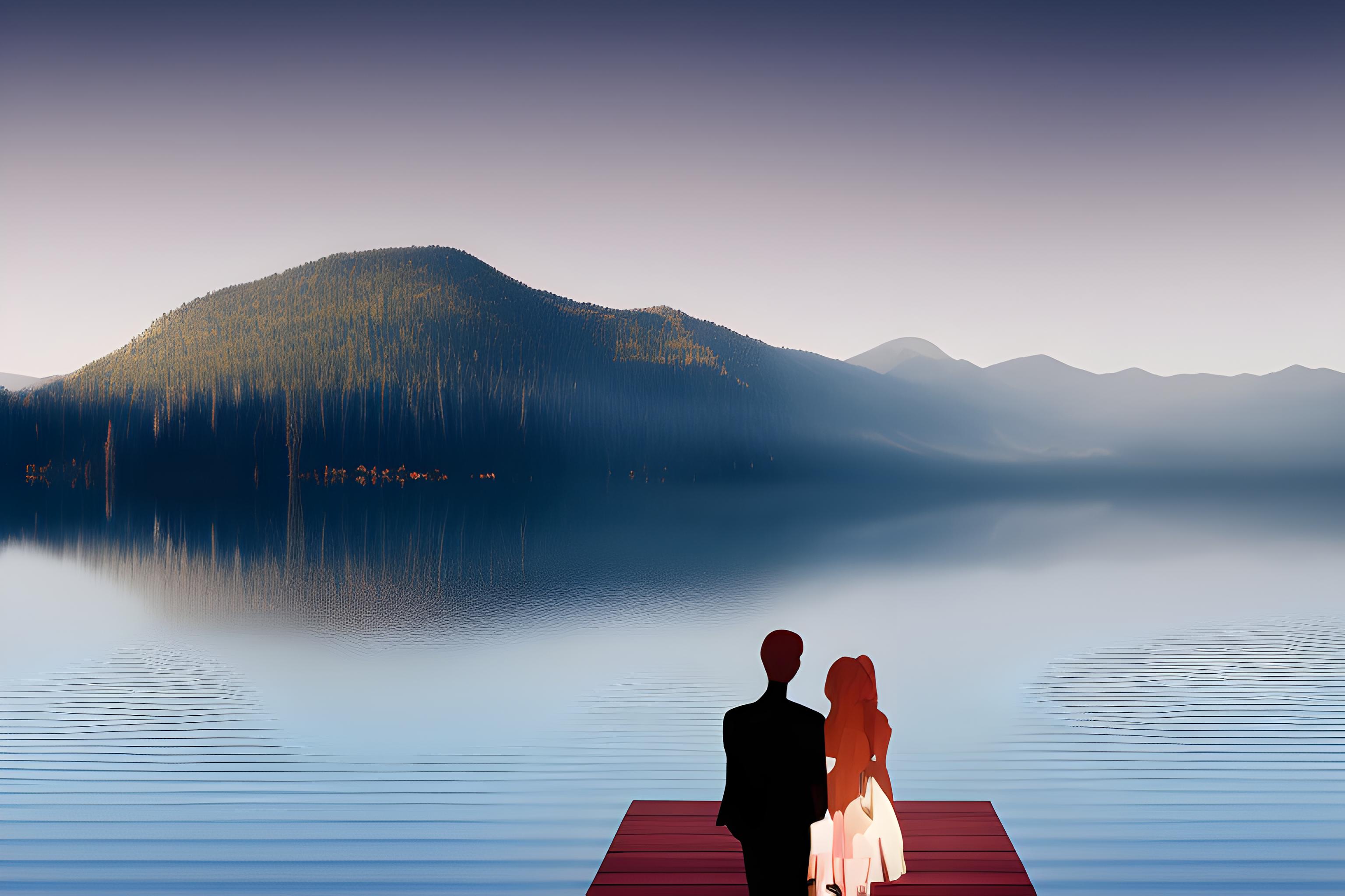 un fond sombre dans l'univers de lakestone avec deux silhouettes un homme et une femme devant un chalet au clair de lune avec en arrière fond un lac il se regardent et l'homme tiens la fille par le menton et se penche comme si il allait l'embrasser ils sont de profil de chaque coté de l'image il y a les yeux de chaque personnage ceux de l'homme bruns et ceux de la femme vairons c'est le seul point de couleur dans la scène et au milieu de l'image il y a ecrit "Tu sais qu'il y a toujours une bonne fin pour les princesses" Jacob Whitfield, Lakestone tome 1, page 657 dans une ecriture stylisée stppp